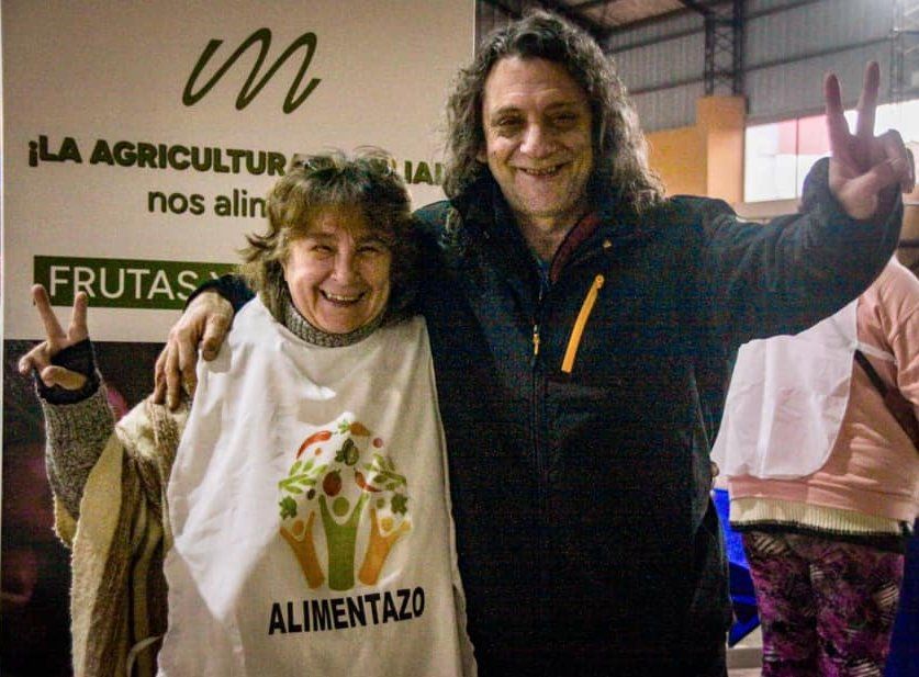 La militante social Mariquita Torres tambien estuvo como consumidora en el Alimentazo