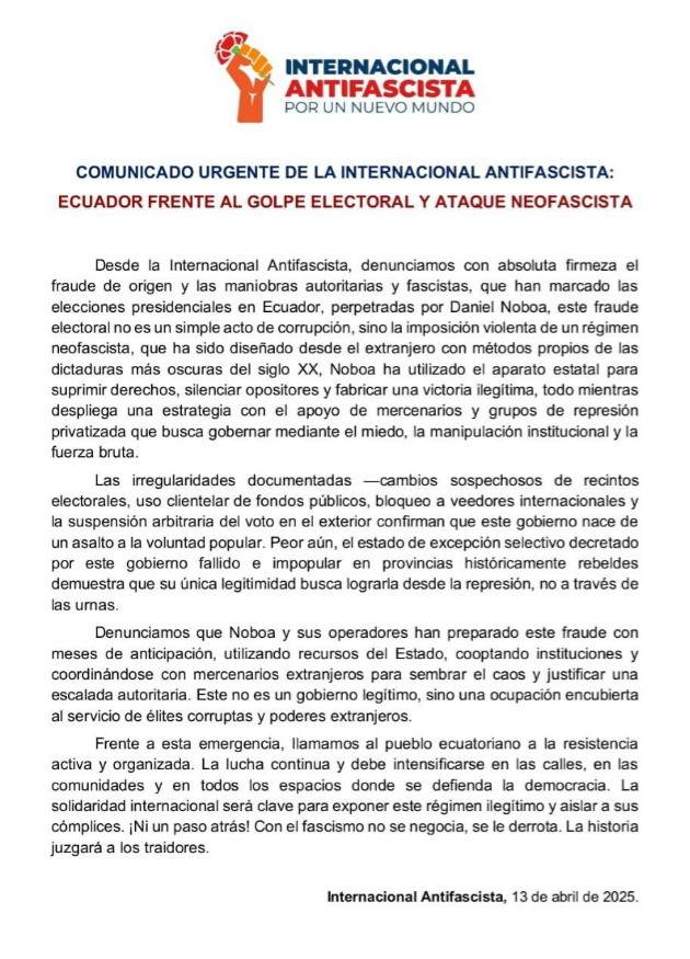Comunicado