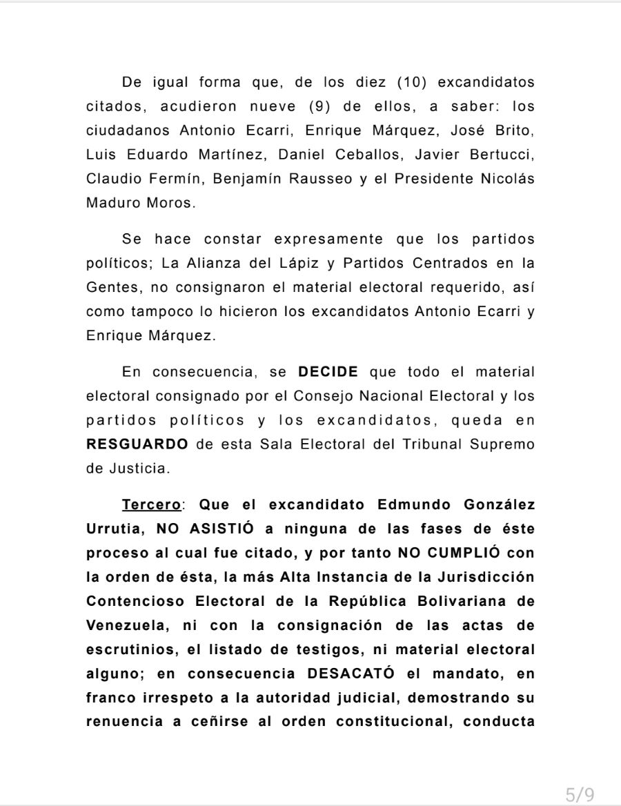 5 DE 9